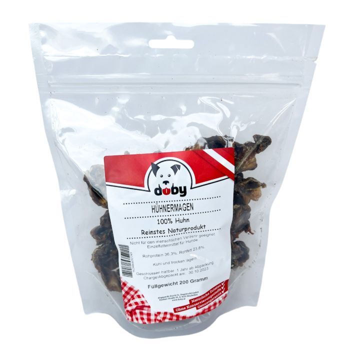 DOBY® HÜHNERMAGEN 200G Hundefutter & Kauartikel DOBY® HÜHNERMAGEN 200G Hundefutter & Kauartikel Hunde & Katzen Tiernahrung von Belcando und Leonardo