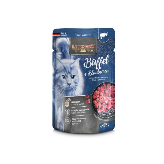 LEONARDO BÜFFEL + BLAUBEEREN Katzenfutter & Snacks LEONARDO BÜFFEL + BLAUBEEREN Katzenfutter & Snacks Hunde & Katzen Tiernahrung von Belcando und Leonardo