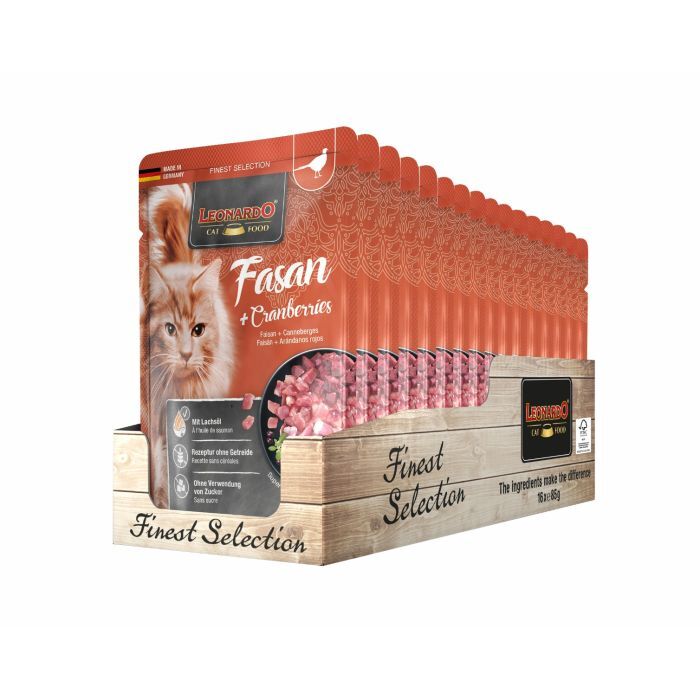 LEONARDO FASAN + CRANBERRIES Katzenfutter & Snacks LEONARDO FASAN + CRANBERRIES Katzenfutter & Snacks Hunde & Katzen Tiernahrung von Belcando und Leonardo