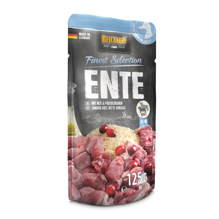 BELCANDO ENTE MIT REIS UND PREISELBEEREN Belcando FINEST SELECTION BELCANDO ENTE MIT REIS UND PREISELBEEREN Belcando FINEST SELECTION Hunde & Katzen Tiernahrung von Belcando und Leonardo