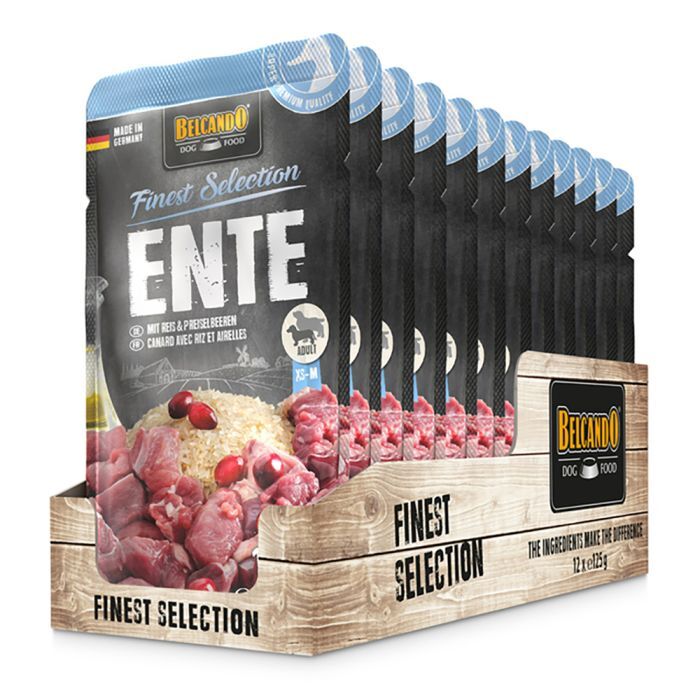 BELCANDO ENTE MIT REIS UND PREISELBEEREN Belcando FINEST SELECTION BELCANDO ENTE MIT REIS UND PREISELBEEREN Belcando FINEST SELECTION Hunde & Katzen Tiernahrung von Belcando und Leonardo