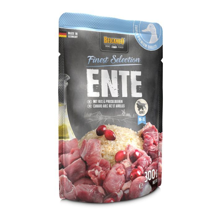 BELCANDO ENTE MIT REIS UND PREISELBEEREN Belcando FINEST SELECTION BELCANDO ENTE MIT REIS UND PREISELBEEREN Belcando FINEST SELECTION Hunde & Katzen Tiernahrung von Belcando und Leonardo