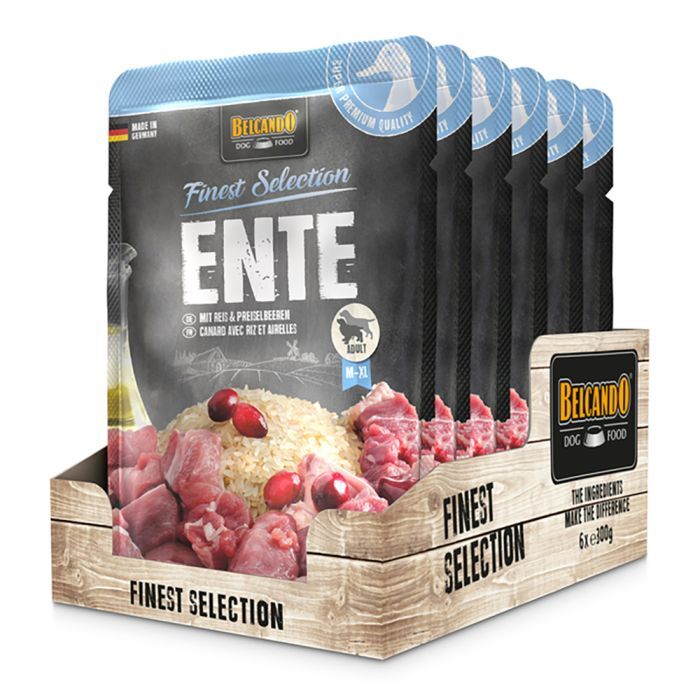 BELCANDO ENTE MIT REIS UND PREISELBEEREN Belcando FINEST SELECTION BELCANDO ENTE MIT REIS UND PREISELBEEREN Belcando FINEST SELECTION Hunde & Katzen Tiernahrung von Belcando und Leonardo
