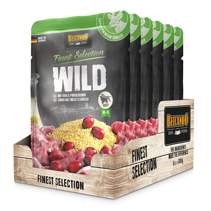 BELCANDO WILD MIT HIRSE UND PREISELBEEREN Belcando FINEST SELECTION BELCANDO WILD MIT HIRSE UND PREISELBEEREN Belcando FINEST SELECTION Hunde & Katzen Tiernahrung von Belcando und Leonardo