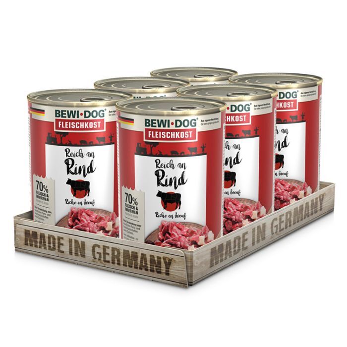 BEWI DOG FLEISCHKOST REICH AN RIND BewiDog Fleischkost BEWI DOG FLEISCHKOST REICH AN RIND BewiDog Fleischkost Hunde & Katzen Tiernahrung von Belcando und Leonardo