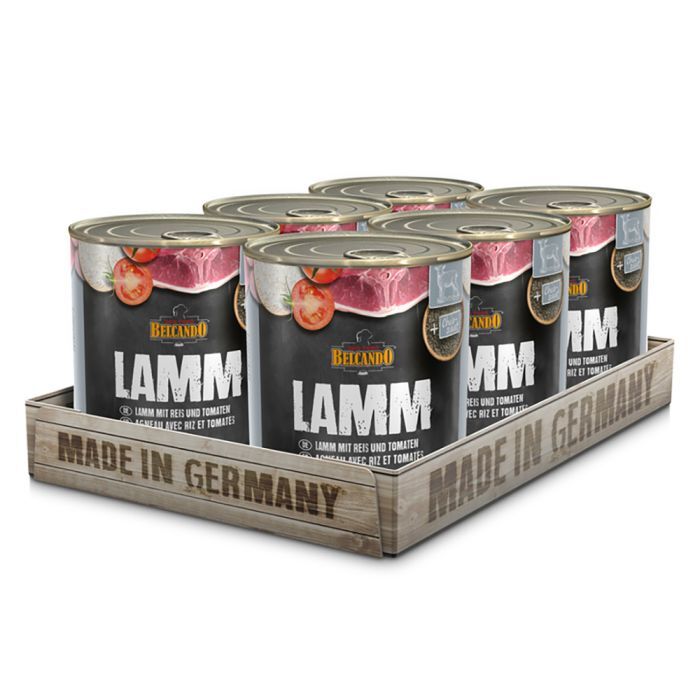 BELCANDO LAMM MIT REIS UND TOMATE Belcando MENÜ Dosen BELCANDO LAMM MIT REIS UND TOMATE Belcando MENÜ Dosen Hunde & Katzen Tiernahrung von Belcando und Leonardo