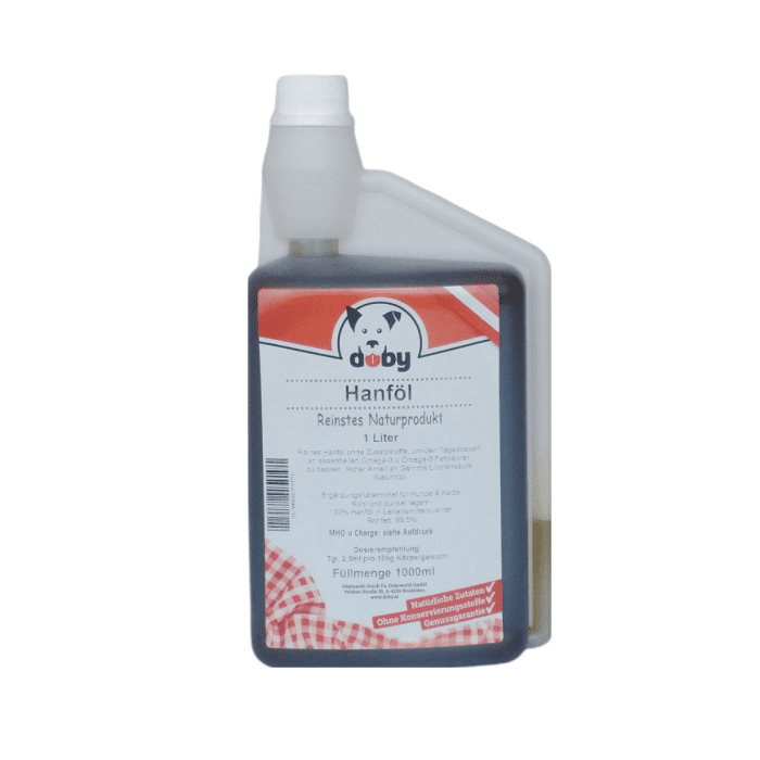 DOBY® HANFÖL NATURTRÜB Hundefutter & Zubehör DOBY® HANFÖL NATURTRÜB Hundefutter & Zubehör Hunde & Katzen Tiernahrung von Belcando und Leonardo