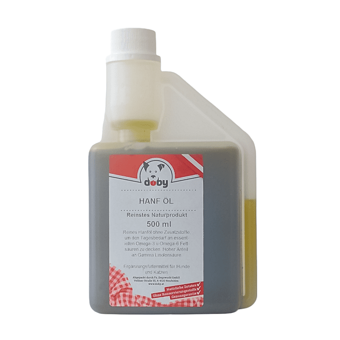 DOBY® HANFÖL NATURTRÜB Hundefutter & Zubehör DOBY® HANFÖL NATURTRÜB Hundefutter & Zubehör Hunde & Katzen Tiernahrung von Belcando und Leonardo