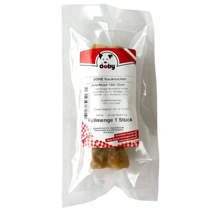 BONE KAUKNOCHEN HIRSCH 1X12CM - TROFU.AT - Trockenfutter und Nassfutter fr  Hunde und Katzen
