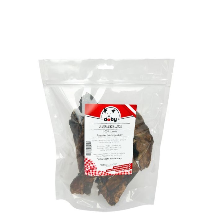 DOBY® LAMMLUNGE 200G Hundefutter & Zubehör DOBY® LAMMLUNGE 200G Hundefutter & Zubehör Hunde & Katzen Tiernahrung von Belcando und Leonardo
