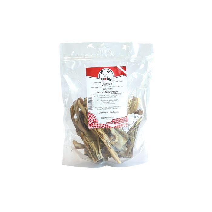 DOBY® LAMMSKALP 200G Hundefutter & Zubehör DOBY® LAMMSKALP 200G Hundefutter & Zubehör Hunde & Katzen Tiernahrung von Belcando und Leonardo