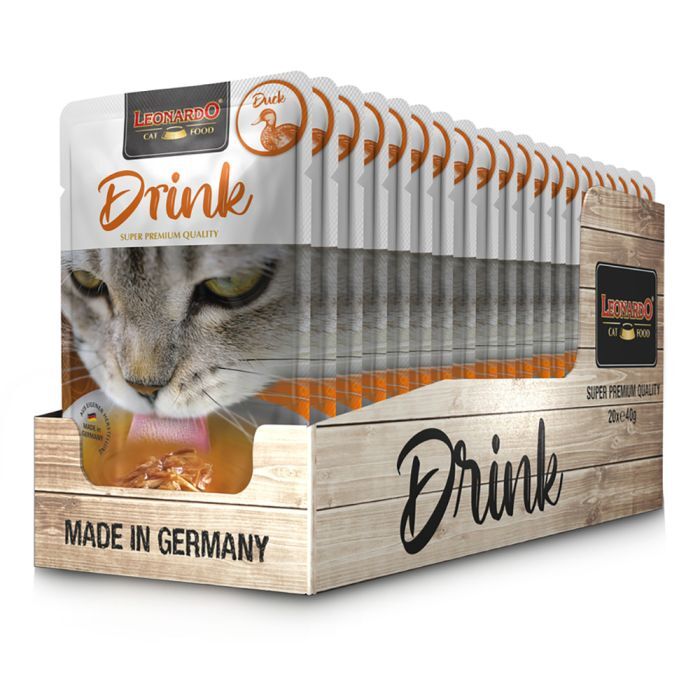 LEONARDO DRINK DUCK Katzenfutter & Snacks LEONARDO DRINK DUCK Katzenfutter & Snacks Hunde & Katzen Tiernahrung von Belcando und Leonardo