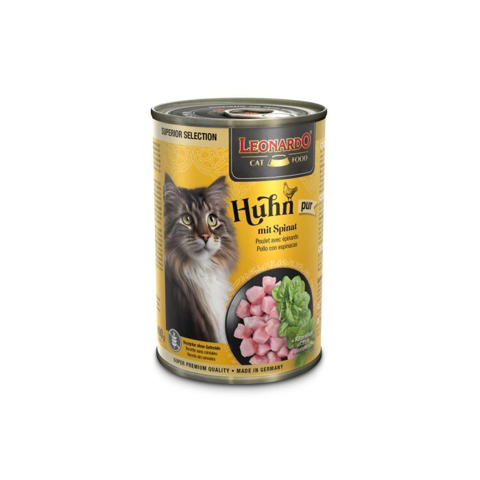 LEONARDO® SUPERIOR SELECTION HUHN MIT SPINAT Leonardo Superior Selection LEONARDO® SUPERIOR SELECTION HUHN MIT SPINAT Leonardo Superior Selection Hunde & Katzen Tiernahrung von Belcando und Leonardo