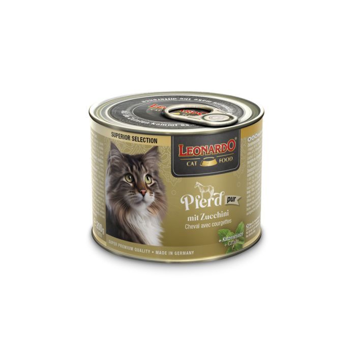 LEONARDO® SUPERIOR SELECTION PFERD MIT ZUCCHINI Nassfutter für Katzen LEONARDO® SUPERIOR SELECTION PFERD MIT ZUCCHINI Nassfutter für Katzen Hunde & Katzen Tiernahrung von Belcando und Leonardo
