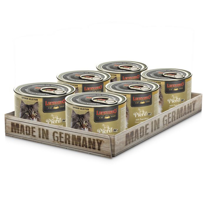 LEONARDO® SUPERIOR SELECTION PFERD MIT ZUCCHINI Nassfutter für Katzen LEONARDO® SUPERIOR SELECTION PFERD MIT ZUCCHINI Nassfutter für Katzen Hunde & Katzen Tiernahrung von Belcando und Leonardo