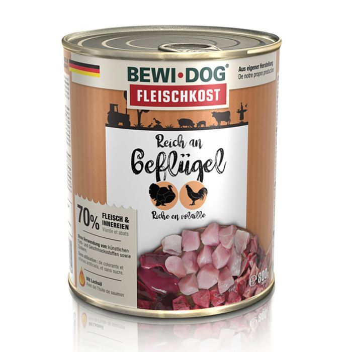 BEWI DOG FLEISCHKOST REICH AN GEFLÜGEL BewiDog Fleischkost BEWI DOG FLEISCHKOST REICH AN GEFLÜGEL BewiDog Fleischkost Hunde & Katzen Tiernahrung von Belcando und Leonardo