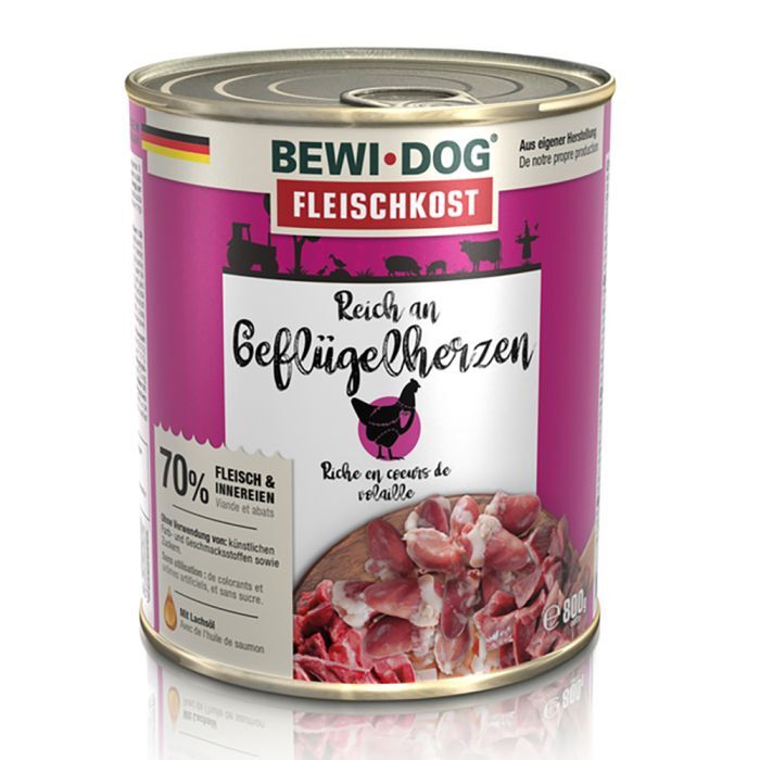 BEWI DOG FLEISCHKOST REICH AN GEFLÜGELHERZEN Hundefutter & Zubehör BEWI DOG FLEISCHKOST REICH AN GEFLÜGELHERZEN Hundefutter & Zubehör Hunde & Katzen Tiernahrung von Belcando und Leonardo