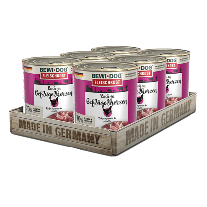 BEWI DOG FLEISCHKOST REICH AN GEFLÜGELHERZEN Hundefutter & Zubehör BEWI DOG FLEISCHKOST REICH AN GEFLÜGELHERZEN Hundefutter & Zubehör Hunde & Katzen Tiernahrung von Belcando und Leonardo