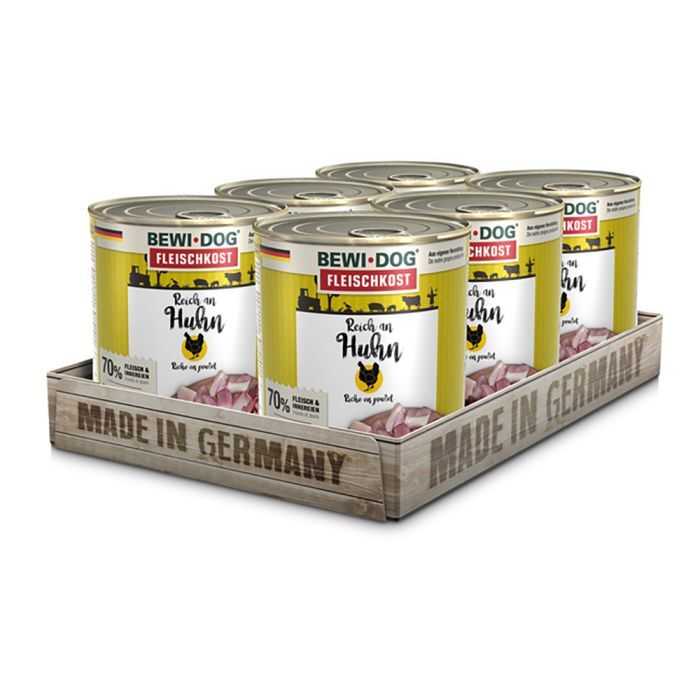 BEWI DOG FLEISCHKOST REICH AN HUHN Hundefutter & Zubehör BEWI DOG FLEISCHKOST REICH AN HUHN Hundefutter & Zubehör Hunde & Katzen Tiernahrung von Belcando und Leonardo