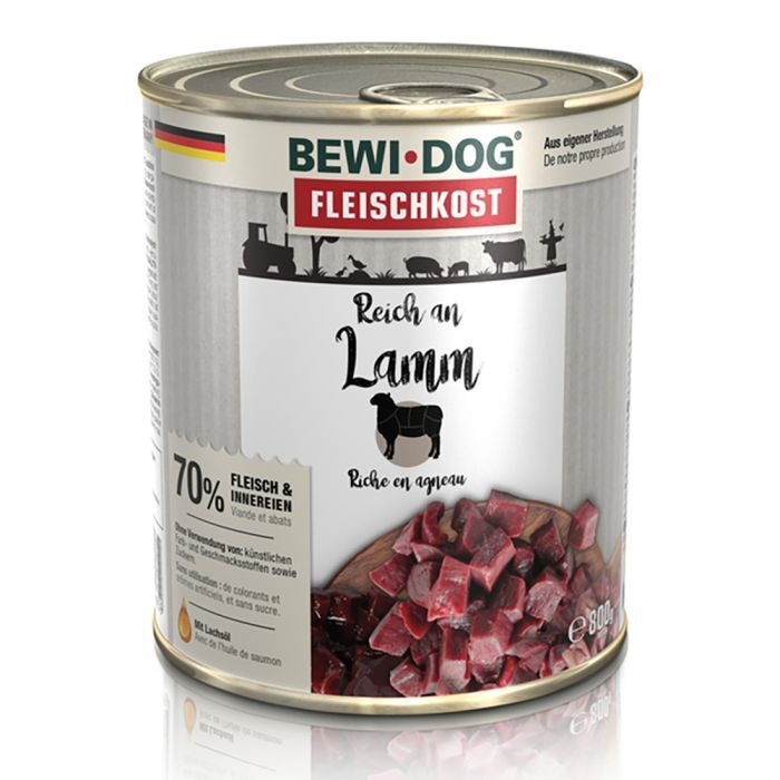 BEWI DOG FLEISCHKOST REICH AN LAMM Hundefutter & Zubehör BEWI DOG FLEISCHKOST REICH AN LAMM Hundefutter & Zubehör Hunde & Katzen Tiernahrung von Belcando und Leonardo